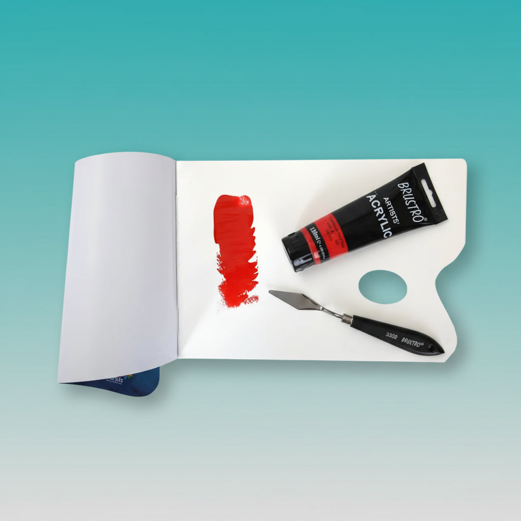 Brustro Artists Acrylic Tube Cadmium Red Hue 120ml by Gifthubmart