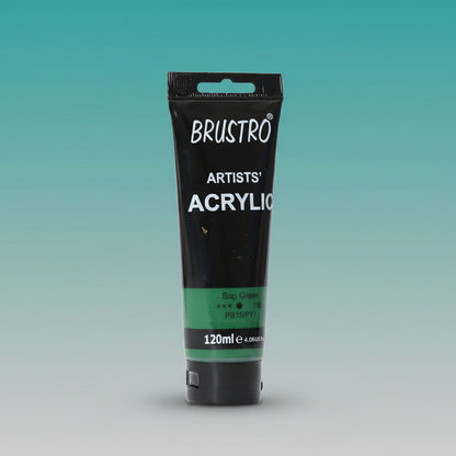 Brustro Artists Acrylic Tube Sap Green 120ml by Gifthubmart