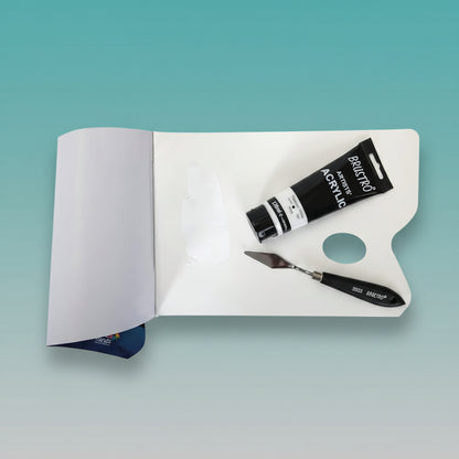 Brustro Artists Acrylic Tube Titanium White 120ml by Gifthubmart