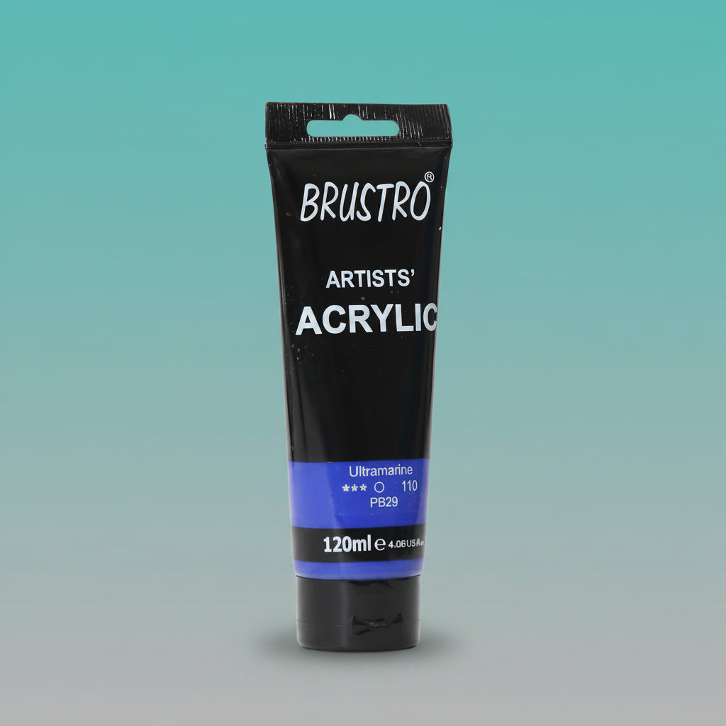 Brustro Artists Acrylic Tube Ultramarine 120ml by Gifthubmart