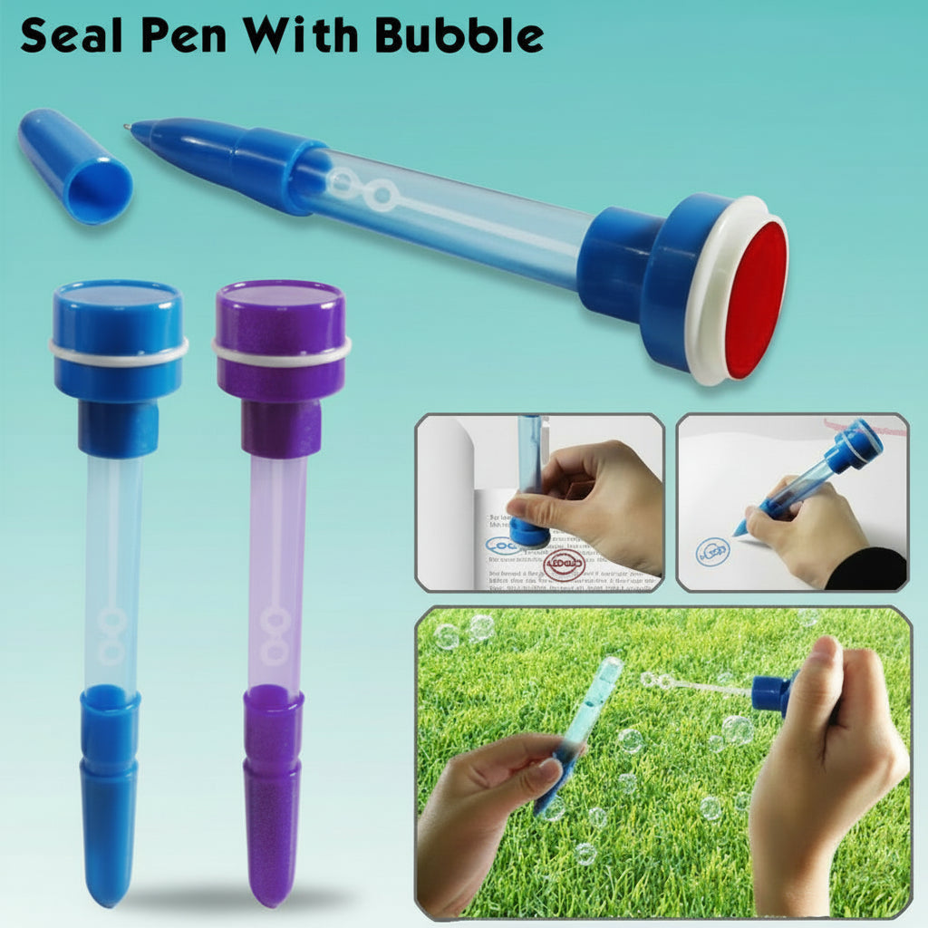 Bubble Pen with Stamp by Gifthubmart