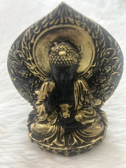 Buddha with Peepal Leaf Statue by Gifthubmart