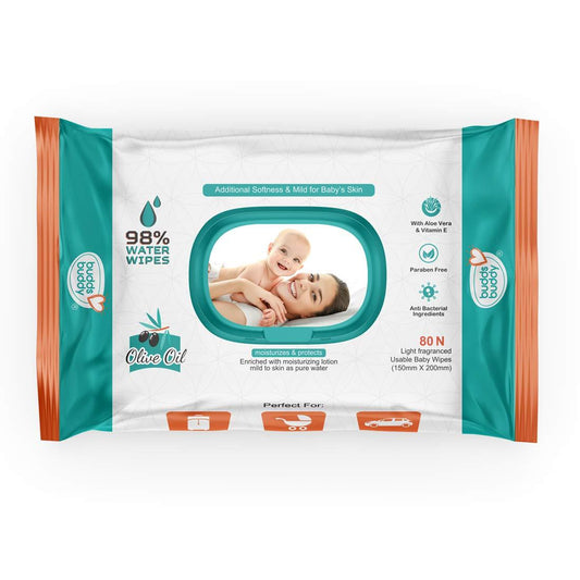 Buds Buddy Wet Wipes 80 by Gifthubmart