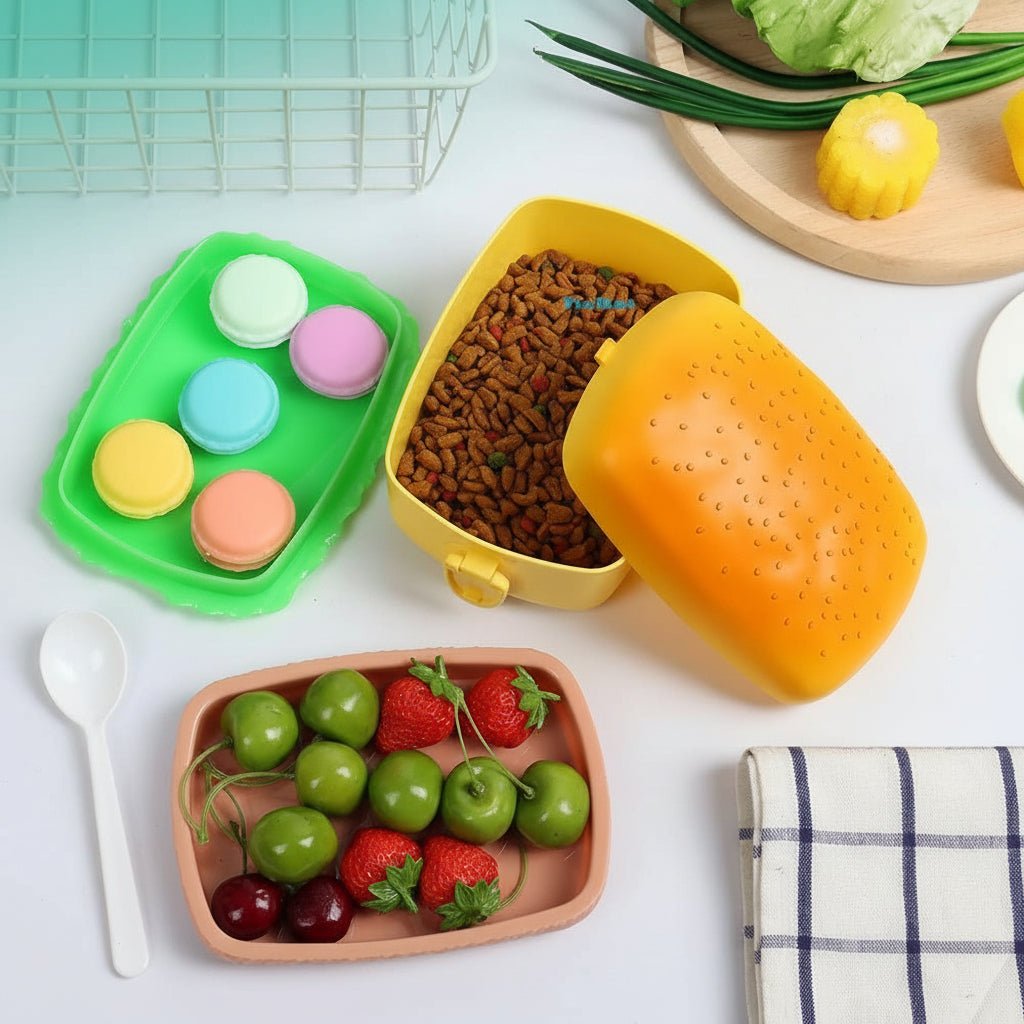Burger Lunch Box Rectangle by Gifthubmart