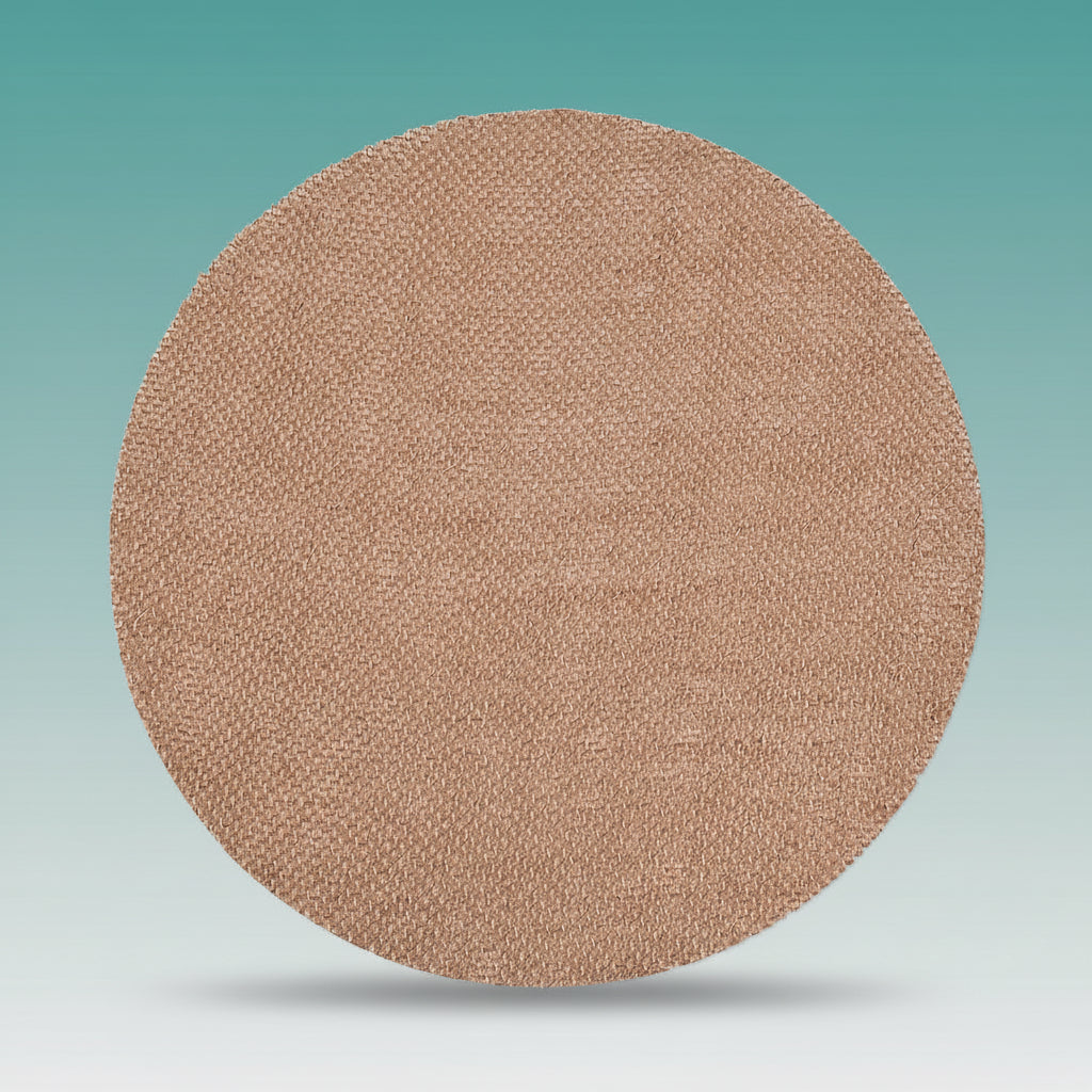 Burlap Round Pcs - 35 mm by Gifthubmart