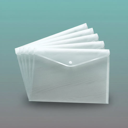 Button Folder Transparent Clear by Gifthubmart