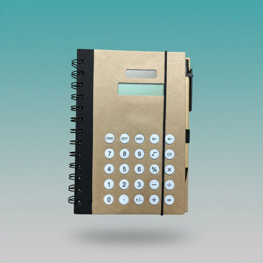 Calculator Diary With Pen by Gift Hub Mart