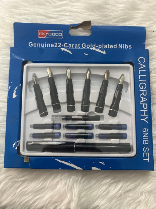 Calligraphy 6 NIB Set Pen by Gift Hub Mart