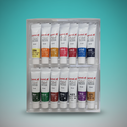 Camel Artist Acrylic Colour 14 Shades by Gift Hub Mart