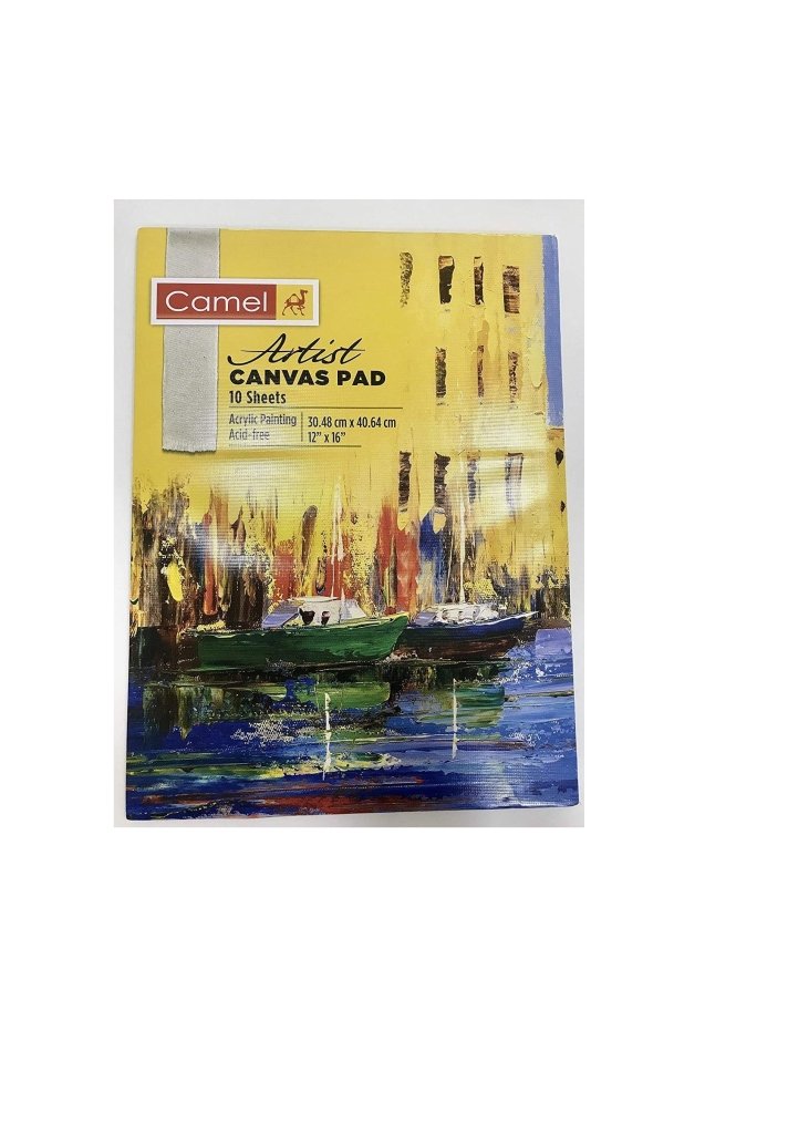 Camel Artist Canvas Pad 30.48x 40.64 cms by Gifthubmart