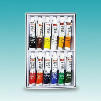 Camel Artist Water Colour Tubes 12 Shades 5 ml by Gift Hub Mart