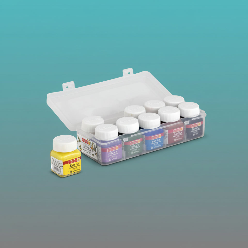 Camel Fabrica Acrylic Colours Ultra 10 Shades Box by Gifthubmart