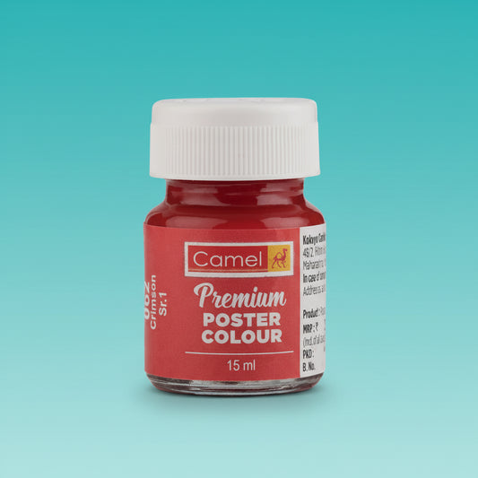 Camel Poster Colour Crimson 062 15 ml by Gifthubmart