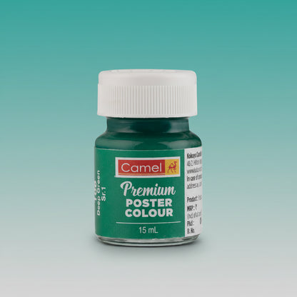 Camel Poster Colour Deep Green 108 15 ml by Gifthubmart