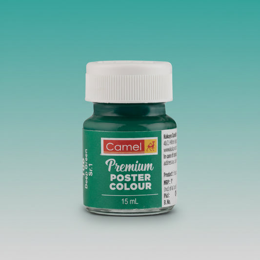 Camel Poster Colour Deep Green 108 15 ml by Gifthubmart