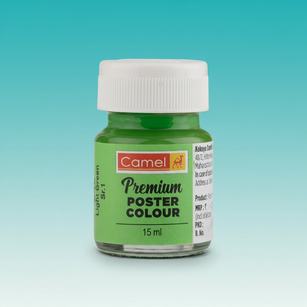Camel Poster Colour Light Green 240 15 ml by Gifthubmart