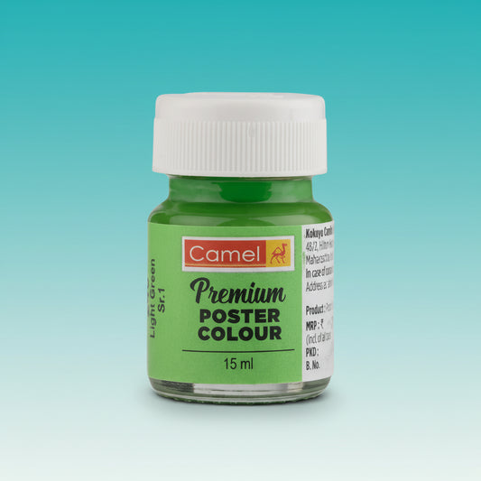 Camel Poster Colour Light Green 240 15 ml by Gifthubmart