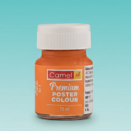 Camel Poster Colour Orange 283 15 ml by Gifthubmart