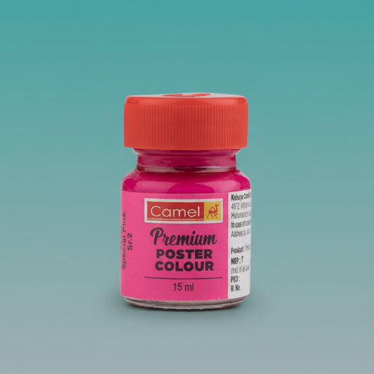 Camel Poster Colour S Pink 406 15 ml by Gifthubmart