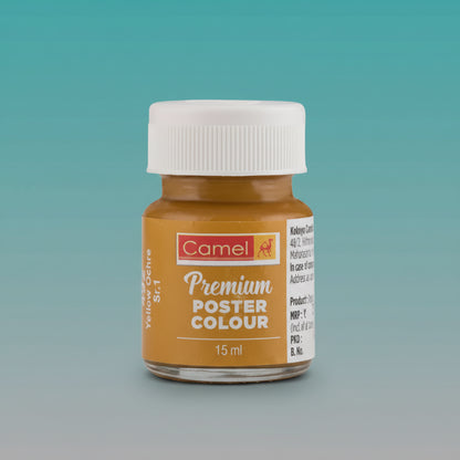 Camel Poster Colour Yellow 492 15 ml by Gifthubmart