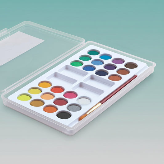 Camel Water Colour Cakes 24 Shades by Gifthubmart