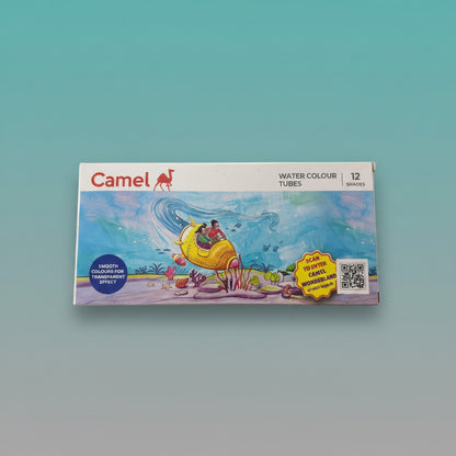 Camel Water Colour Tubes 12 Shades by Gifthubmart