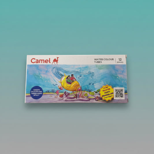 Camel Water Colour Tubes 12 Shades by Gifthubmart