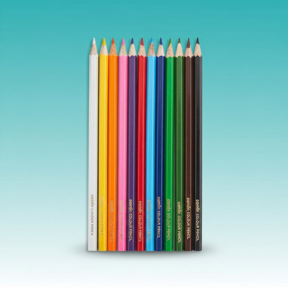 Camlin 12 Long Colour Pencils FSC by Gifthubmart