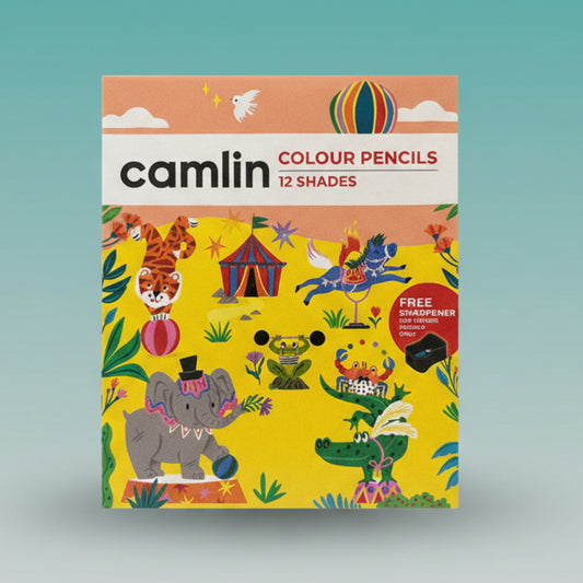 Camlin Colour Pencils Small 12 by Gifthubmart