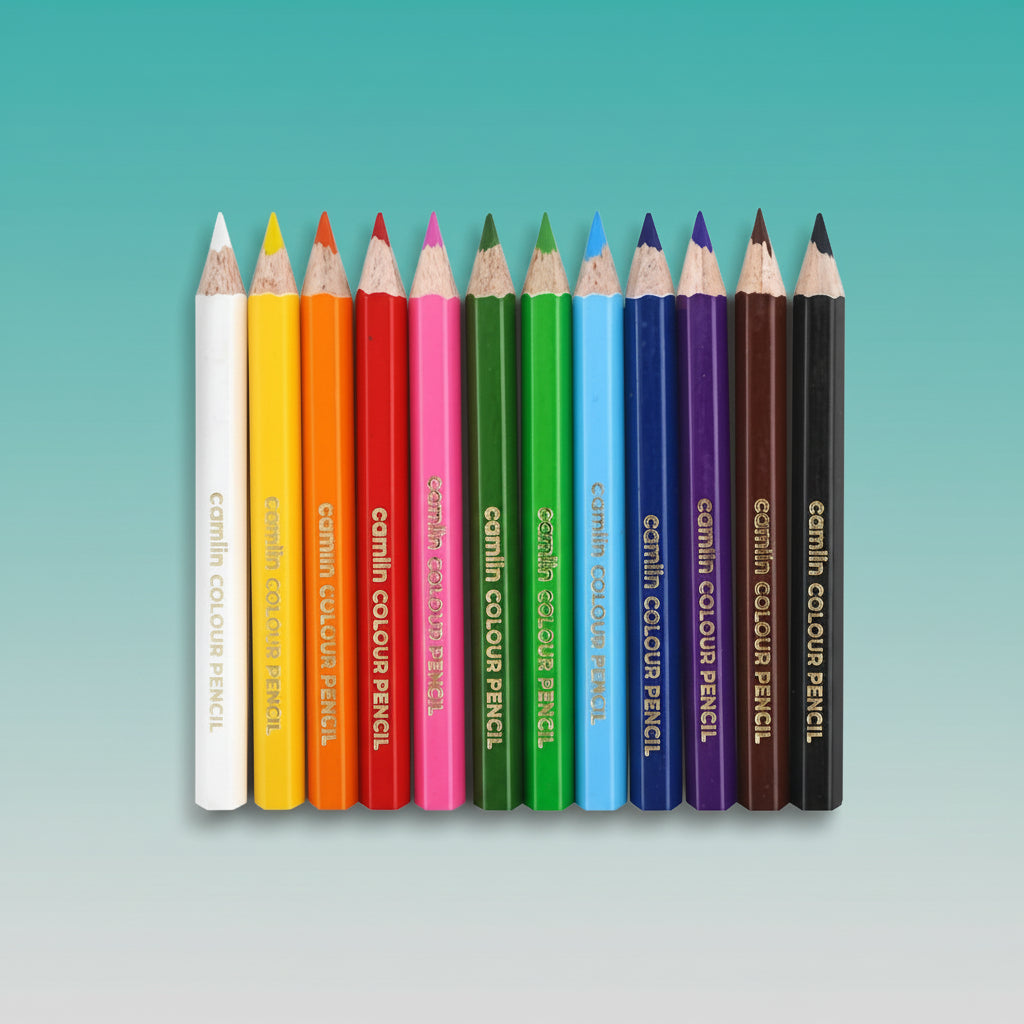Camlin Colour Pencils Small 12 by Gifthubmart