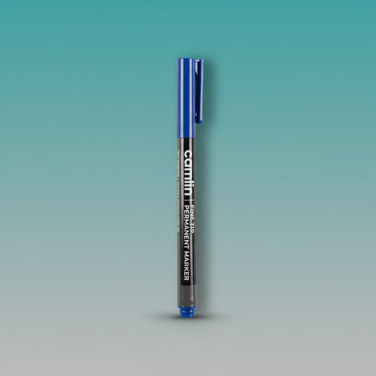Camlin Fine Tip Permanent Marker Blue by Gifthubmart