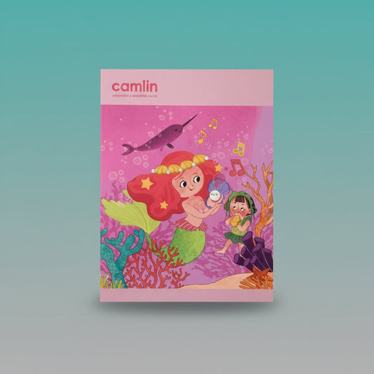 Camlin Medium Square Box Copy- 172 Pgs, 24 x 18 cms by Gift Hub Mart