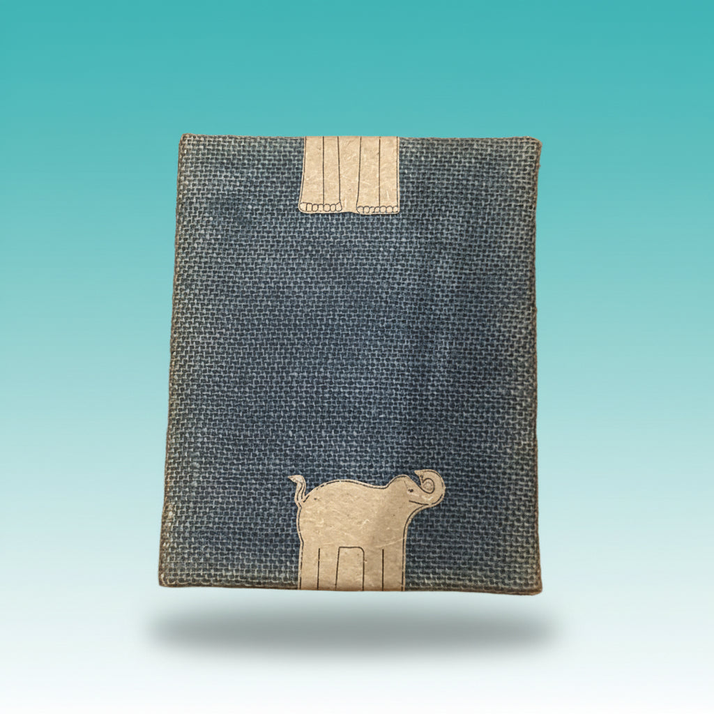 Canvas Cover Diary- Elephant Poop Paper by Gift Hub Mart