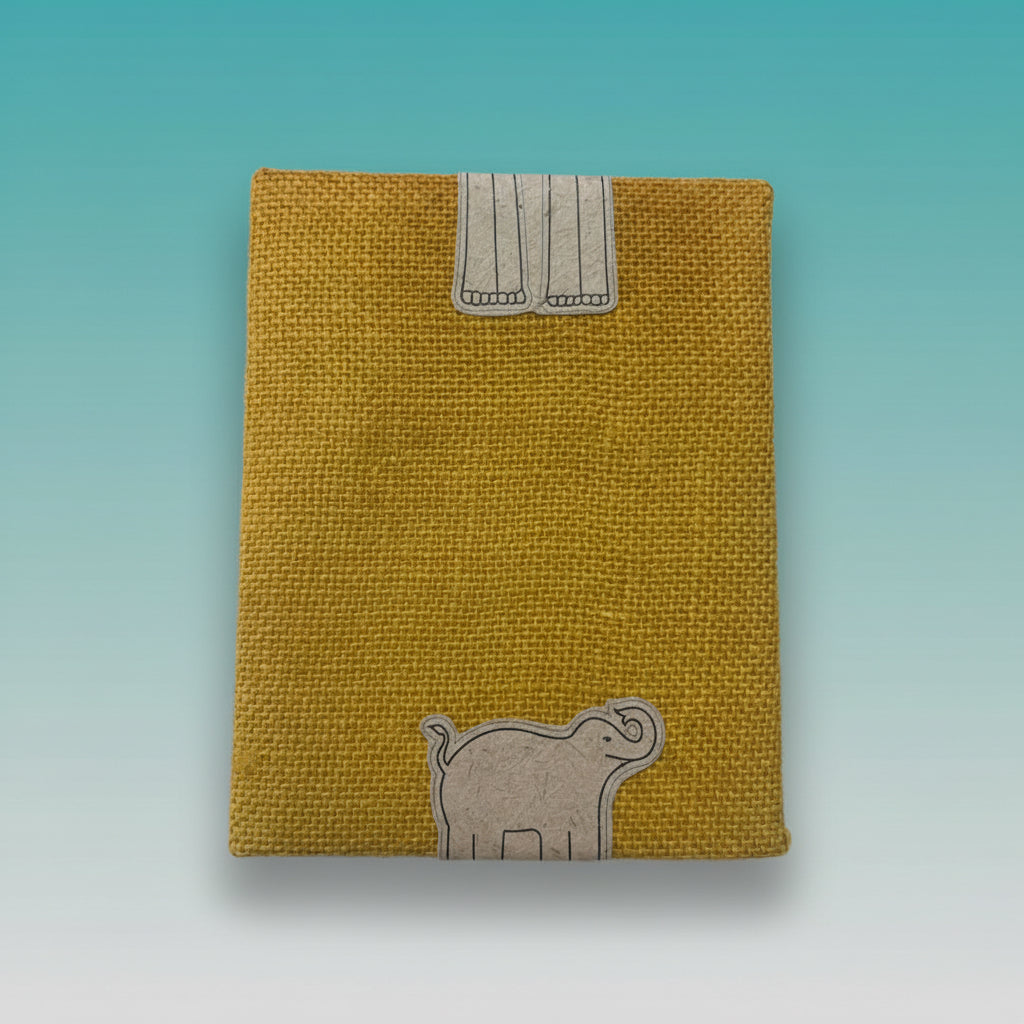 Canvas Cover Diary- Elephant Poop Paper by Gift Hub Mart