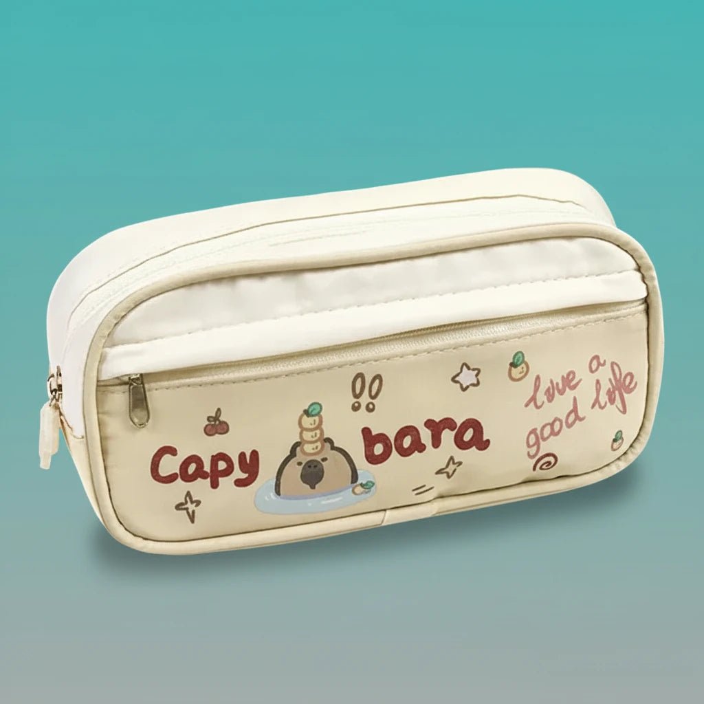 Capybara Pencil Pouch by Gift Hub Mart