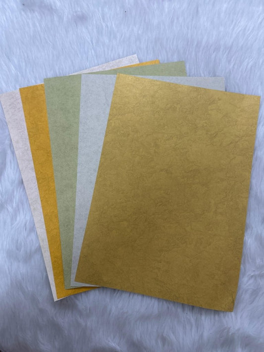 Card Stock Paper Colour Thread 250gsm A4 by Gifthubmart
