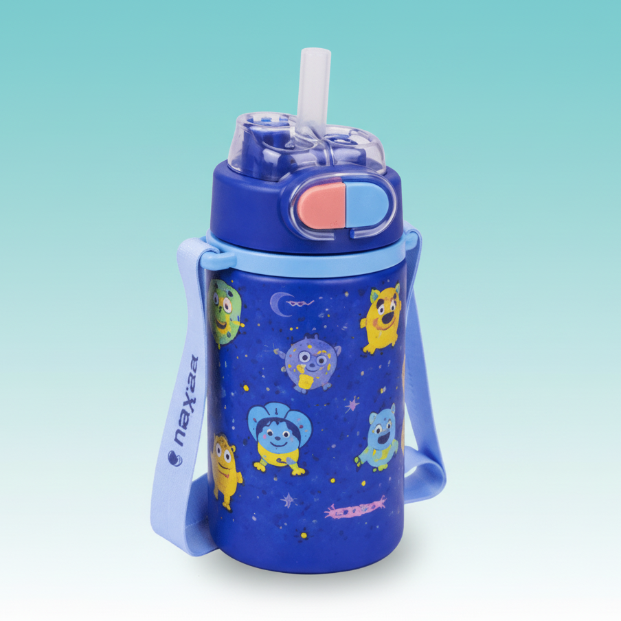 Cartoon Insulated Bottle (Steel) 490 ml Nayasa by Nayasa