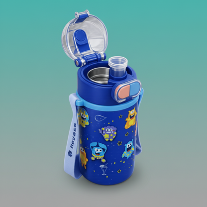 Cartoon Insulated Bottle (Steel) 490 ml Nayasa by Nayasa