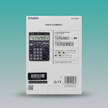 Casio Calculator DJ120D Check & Correct by Gifthubmart