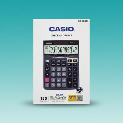 Casio Calculator DJ120D Check & Correct by Gifthubmart