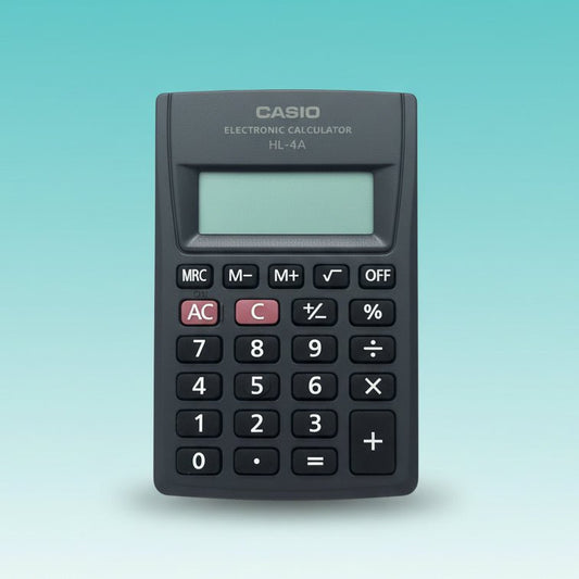 Casio Calculator Mini HL4A by Gifthubmart