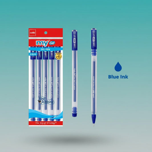 Cello My Gel Pen Blue 0.6mm by Gifthubmart