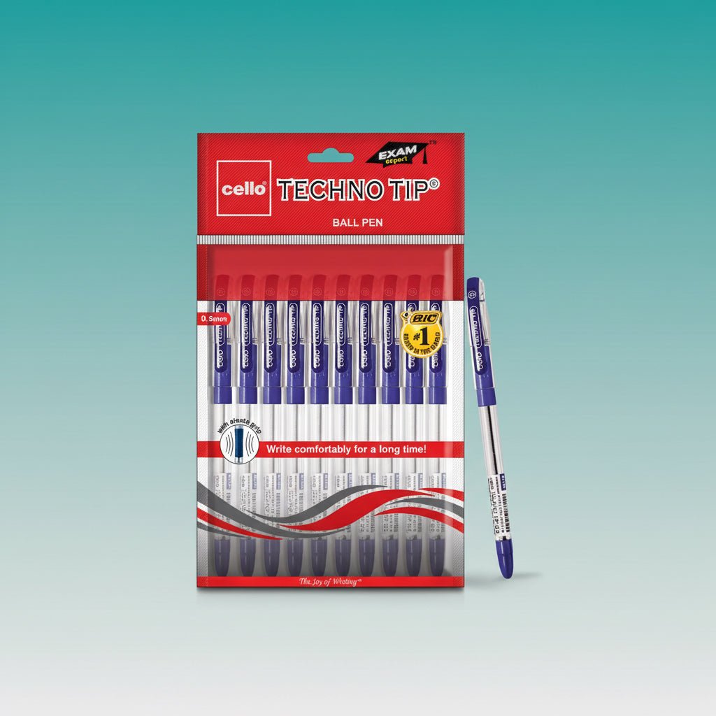 Cello Techno Tip Ball Pen Blue 0.6mm - Gift Hub Mart