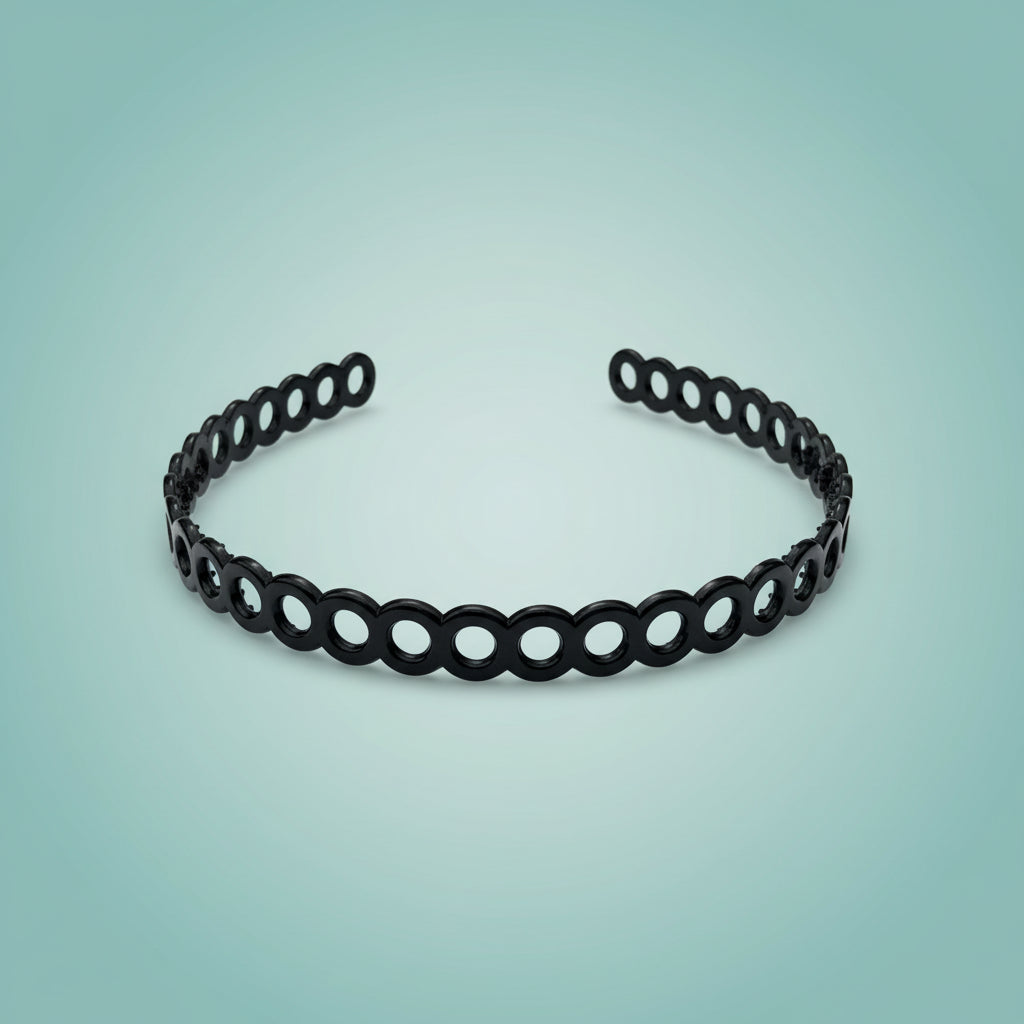 Chain Hairband Black by Gift Hub Mart