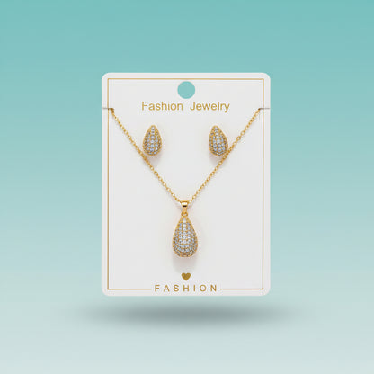 Chain Pendant With Earring by Gift Hub Mart