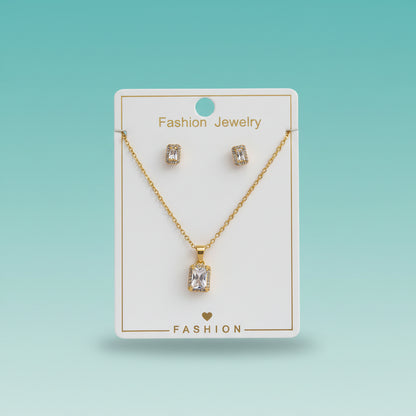 Chain Pendant With Earring by Gift Hub Mart