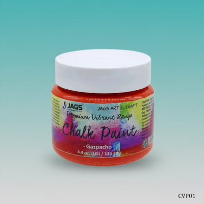 Chalk Paint Vibrant Premium Gazpacho 125ML CPVP01 by Gifthubmart