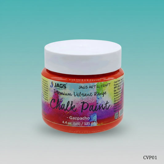 Chalk Paint Vibrant Premium Gazpacho 125ML CPVP01 by Gifthubmart