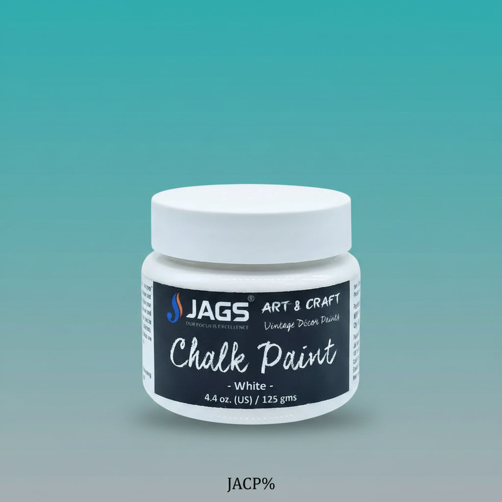 Chalk Paint White 4.4Oz 125ML JACP11 by Gifthubmart