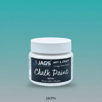 Chalk Paint White 4.4Oz 125ML JACP11 by Gifthubmart